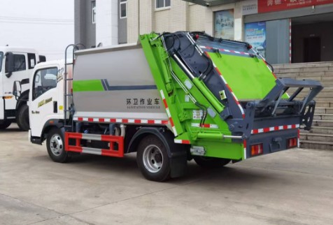 王力压缩垃圾车厂家_5.8方重汽豪沃蓝牌压缩垃圾车价格 王力压缩垃圾车厂家_5.8方重汽豪沃蓝牌压缩垃圾车价格